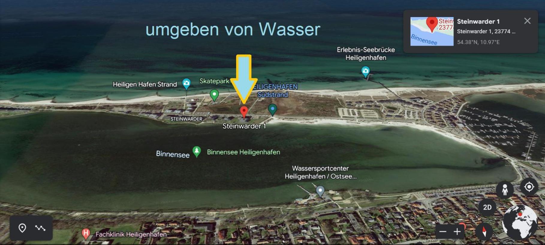 Wasserblick, In 3 Min Am Strand Heiligenhafen Exterior foto